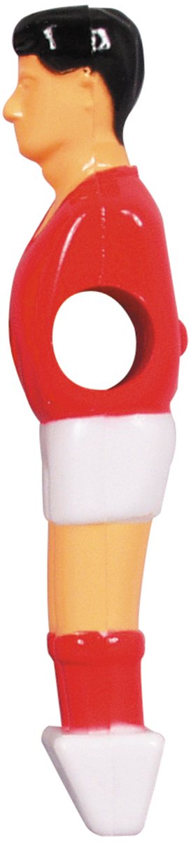 Buffalo Tischfußballpuppe 13 mm rot weiß 4 Stück