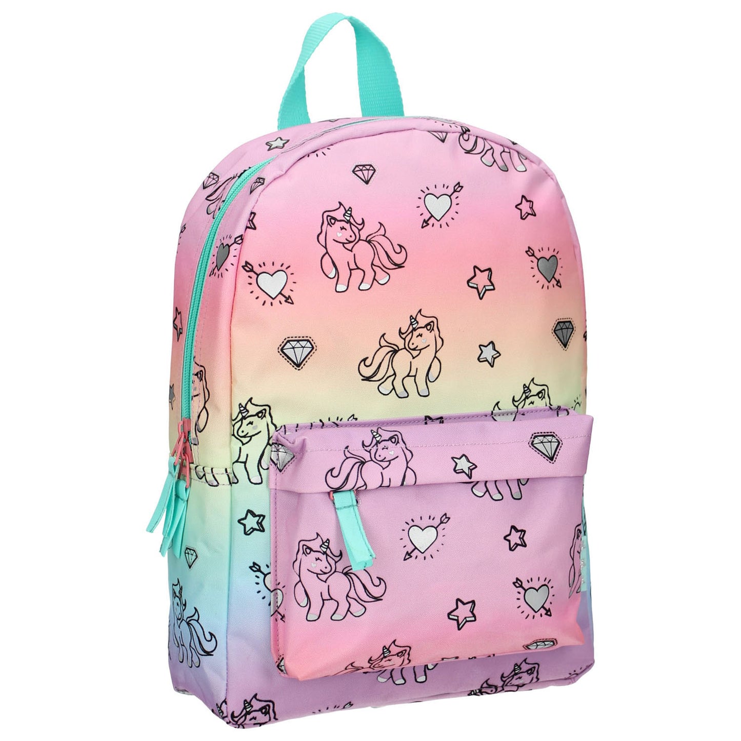 Milchkuss Rainbow und Unicorn Rucksack