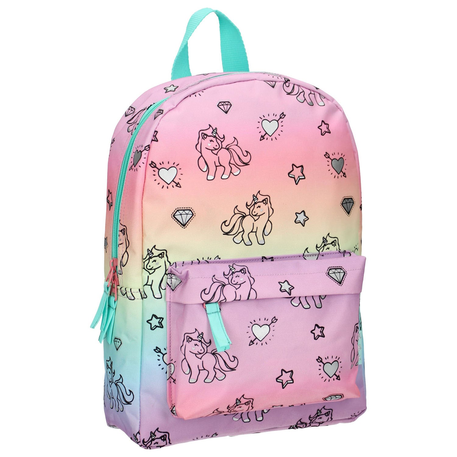 Milchkuss Rainbow und Unicorn Rucksack