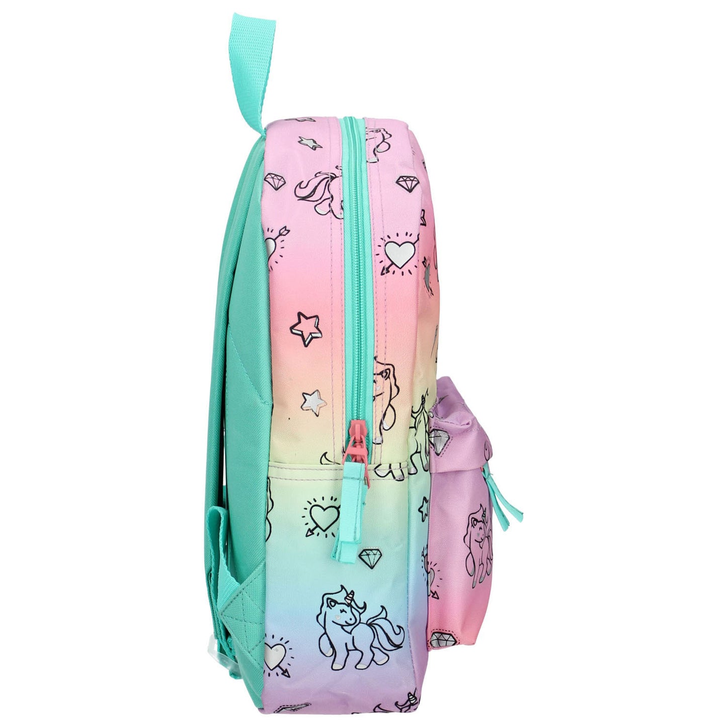 Milchkuss Rainbow und Unicorn Rucksack