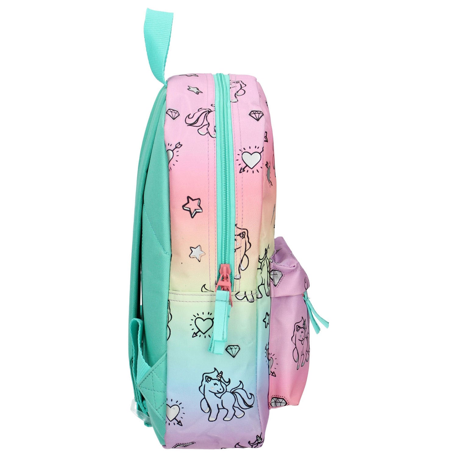 Milchkuss Rainbow und Unicorn Rucksack