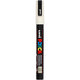 UNI-POSCA POSCA-Marker, AFM-PC-3M, Leitungsdicke 0,9-1,3 mm, fein, Elfenbein, 1 Stück