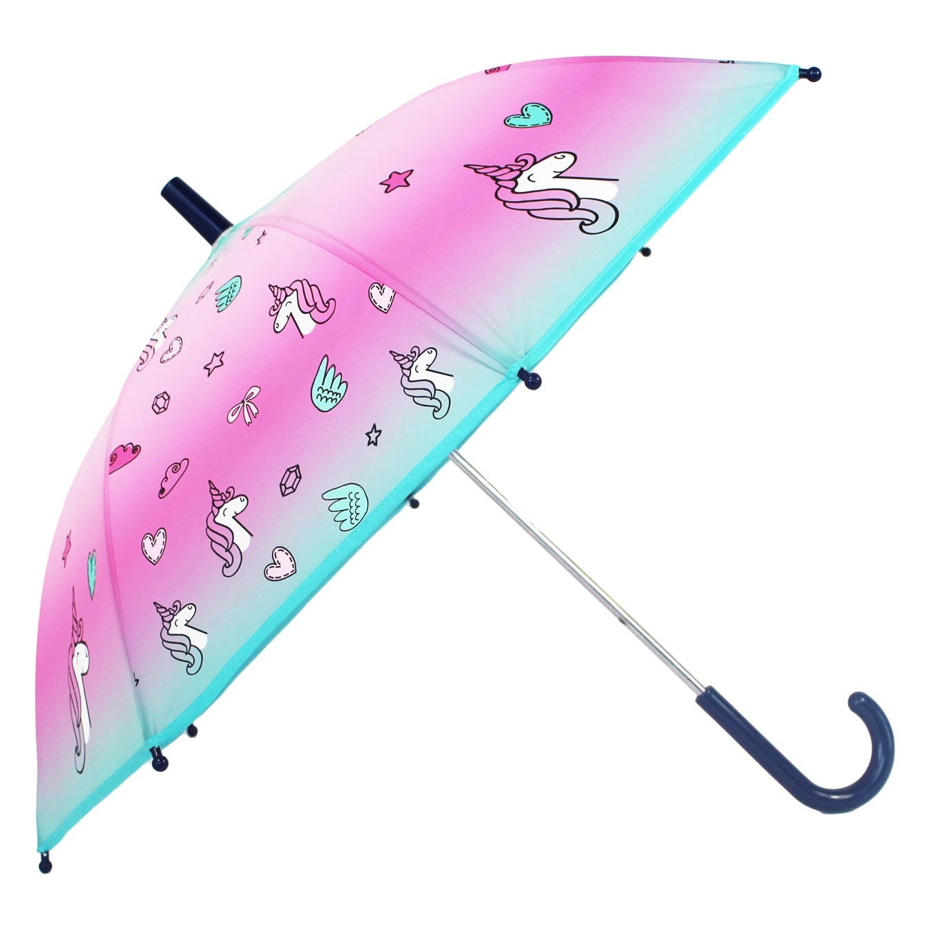 Vadobag Children's Paraplu Unicorn 73 cm Polyesterrosa