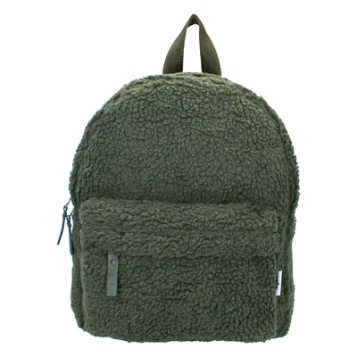 Vadobag -Rucksack, so weich und kindliches Teddygrün