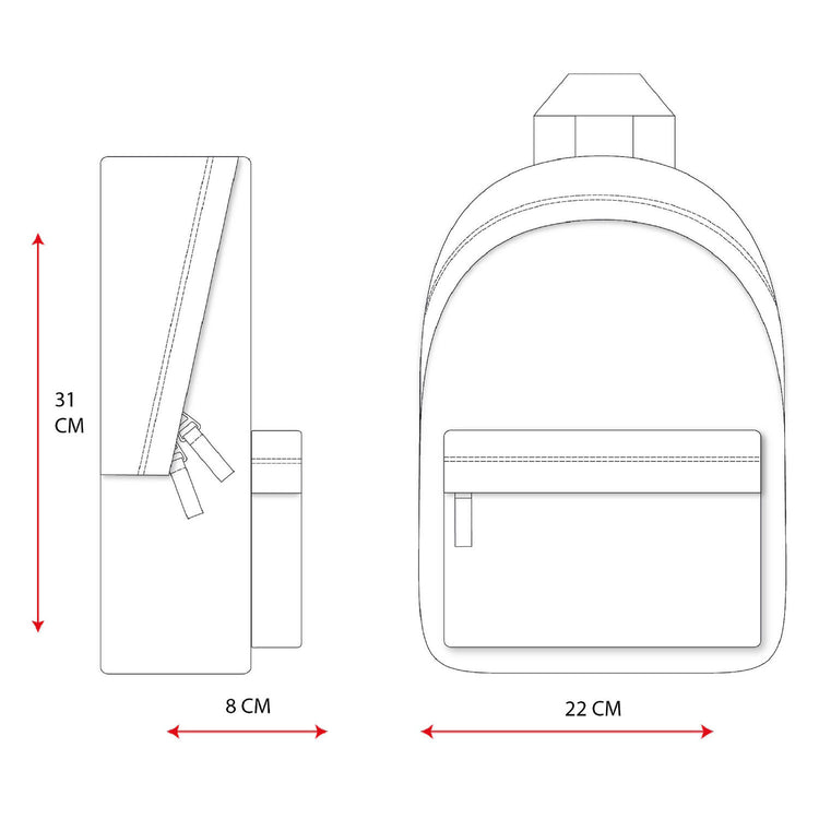 Vadobag Rucksack tun vor, glückliche Gedanken zu denken, wilde Tiere