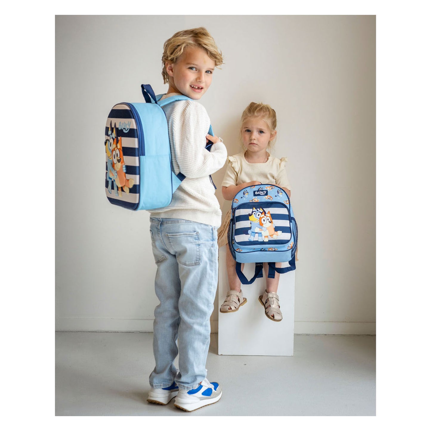 Rucksack Bluey springen zum Spaß