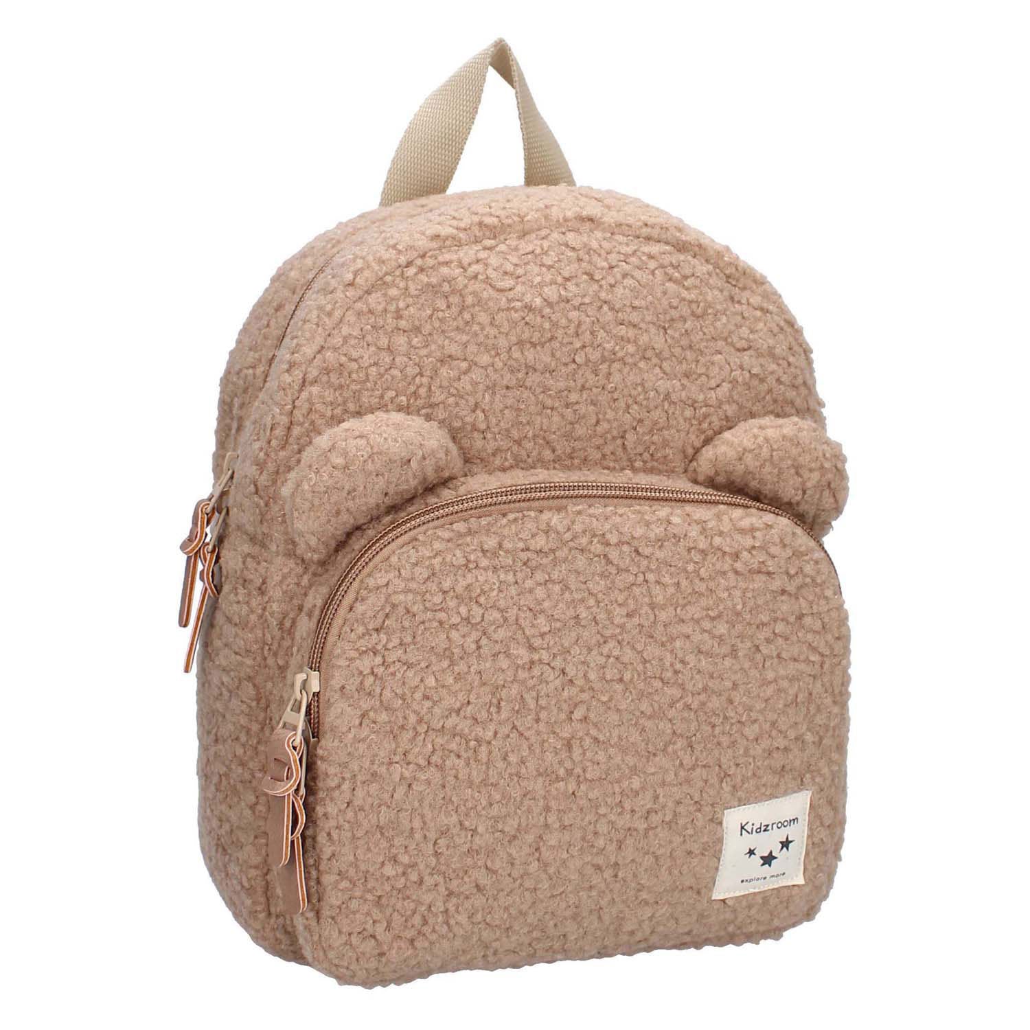 Kidzroom Porto Beary aufgeregter Schulbag Junior 6,5 Liter Beige