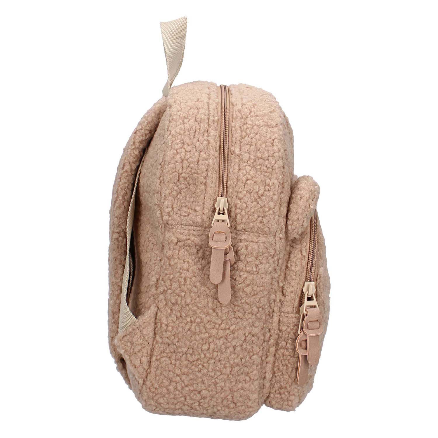 Kidzroom Porto Beary aufgeregter Schulbag Junior 6,5 Liter Beige