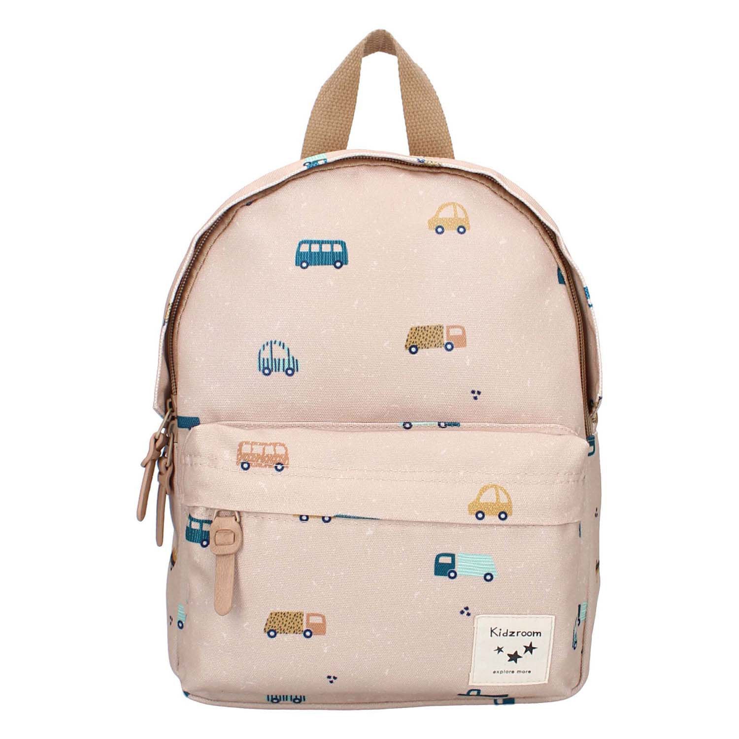 Kidzroom Rucksack Paris süße Kuschelfahrzeuge