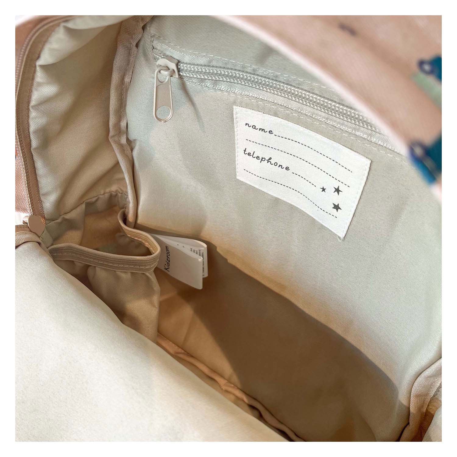Kidzroom Rucksack Paris süße Kuschelfahrzeuge