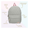 Rucksack milchig Kuss süßes Bliss Grün 39 x 29 x 12 cm