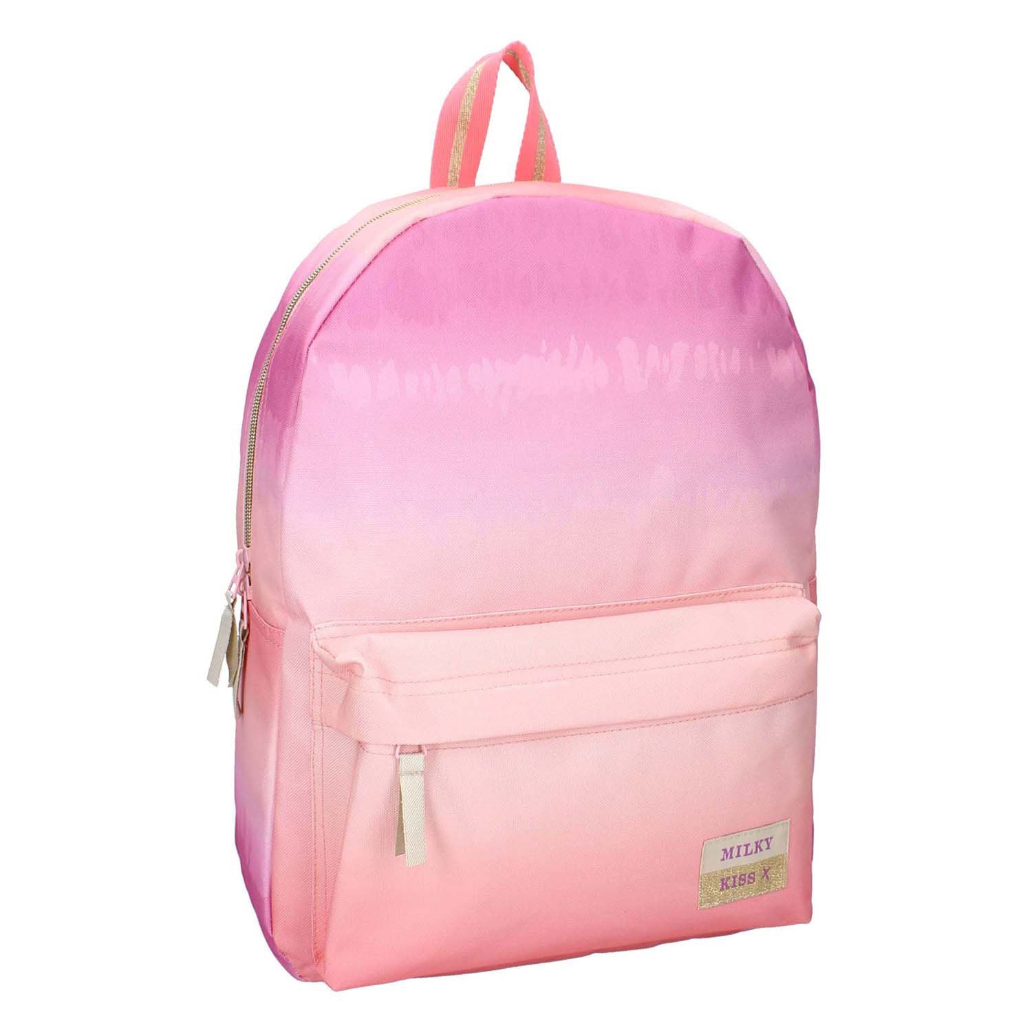 Milchkuss Rucksack Liebe und Lachen rosa