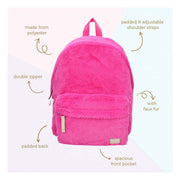 Milky Kiss Rucksack Der Wow -Faktor flauschige Rosa - afbeelding 5
