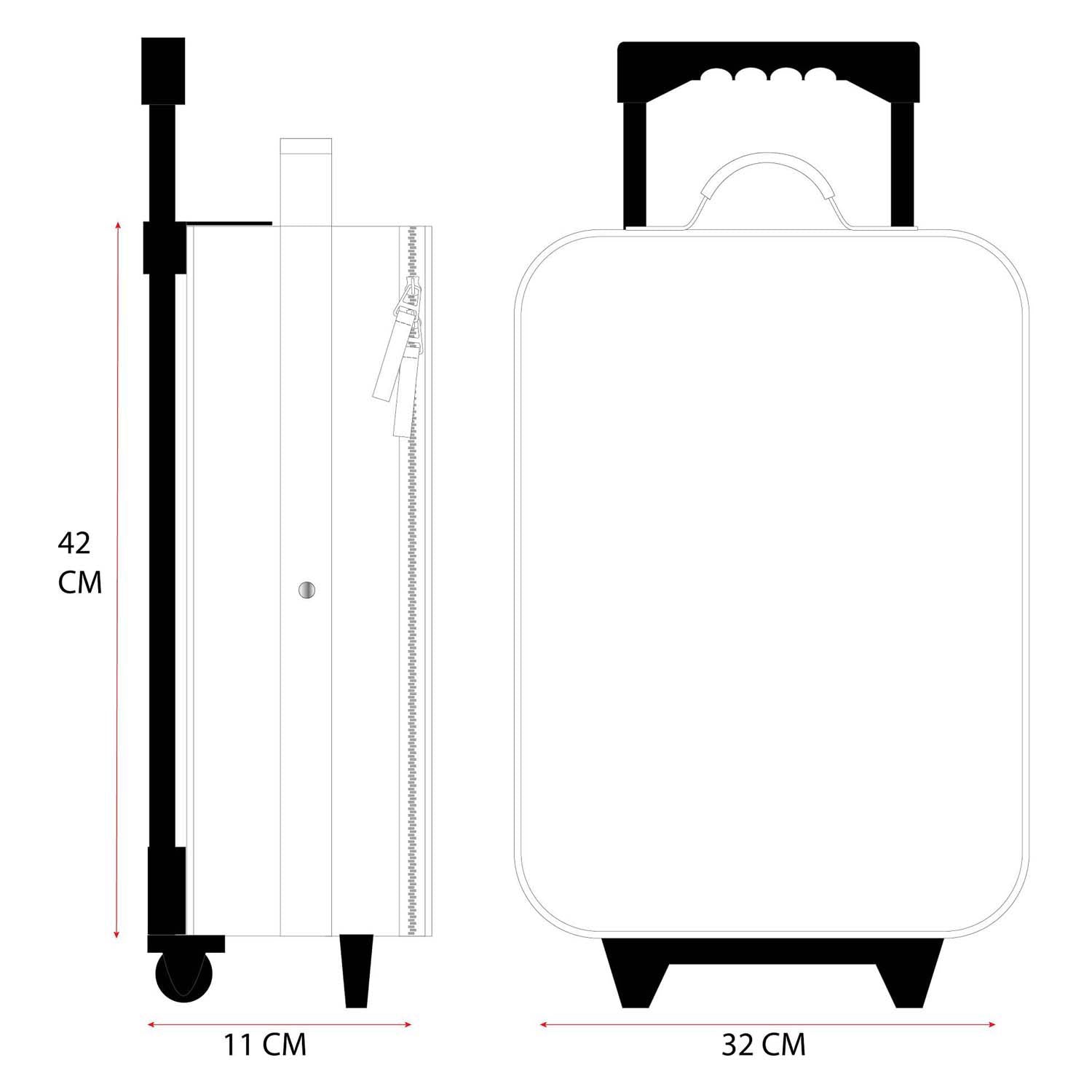 Vadobag Fien und Teun Trolley Koffer Tierfreunde