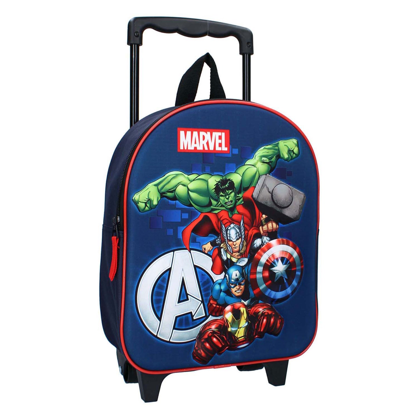 Vadobag Avengers 3D Trolley Rucksack großartige Flucht