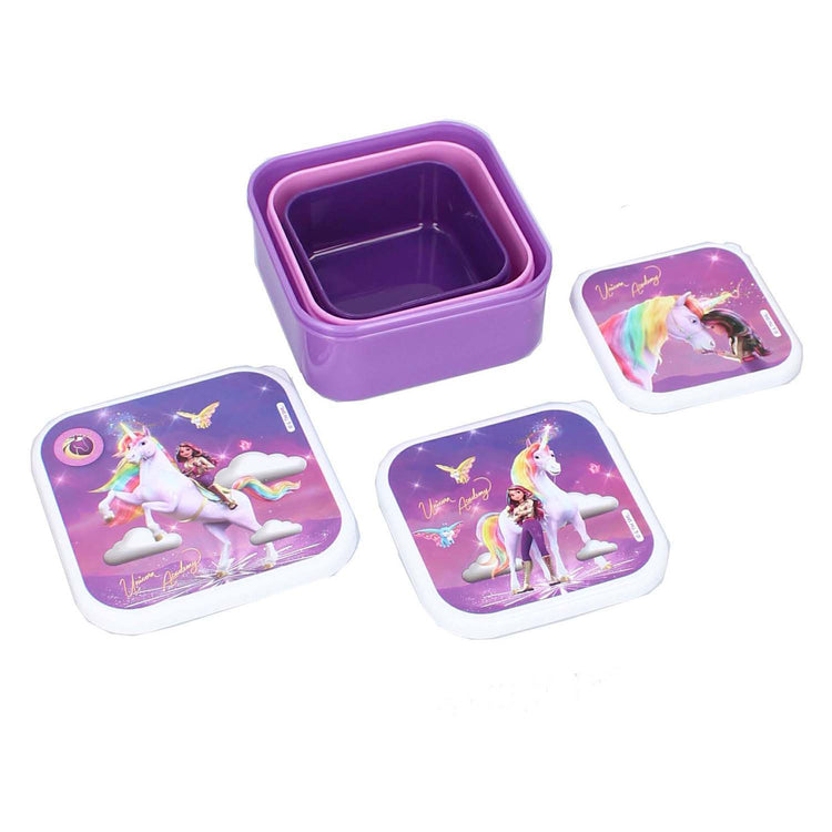 Vadobag Unicorn Academy Brotkasten 3-in-1 frische Häppchen