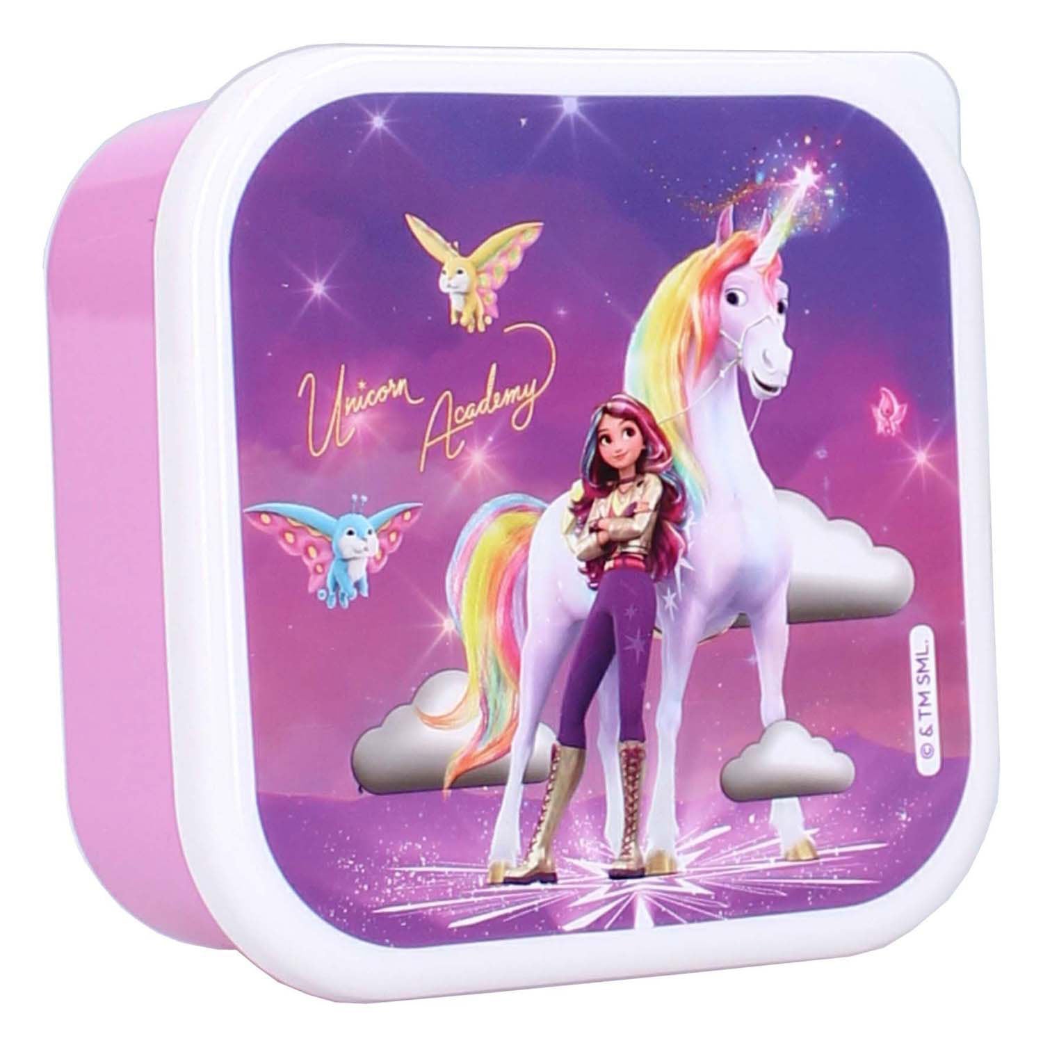 Vadobag Unicorn Academy Brotkasten 3-in-1 frische Häppchen