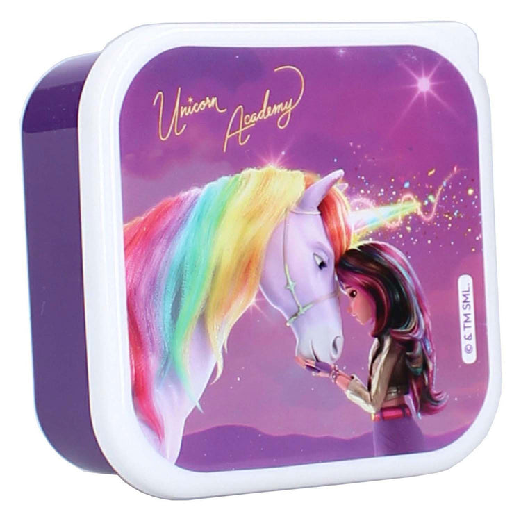 Vadobag Unicorn Academy Brotkasten 3-in-1 frische Häppchen