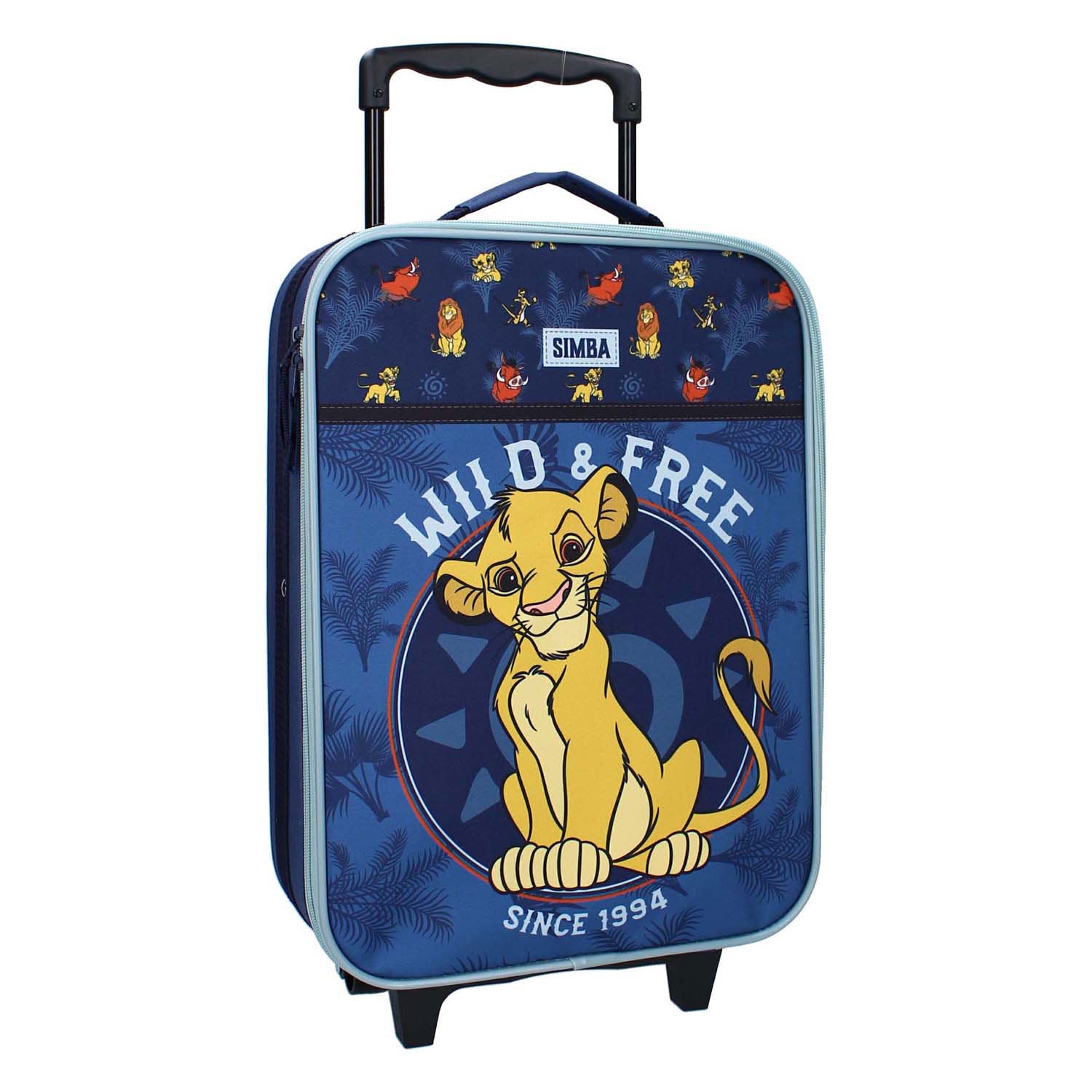 Vadobag der Trolley -Koffer des Lion King (Simba) zum Rollen