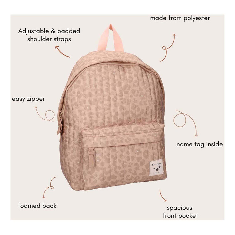 Kidzroom Rucksack Magische Wiesen – Leopardenmuster