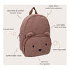 Kidzroom Rucksack Comfort Friends - braun
