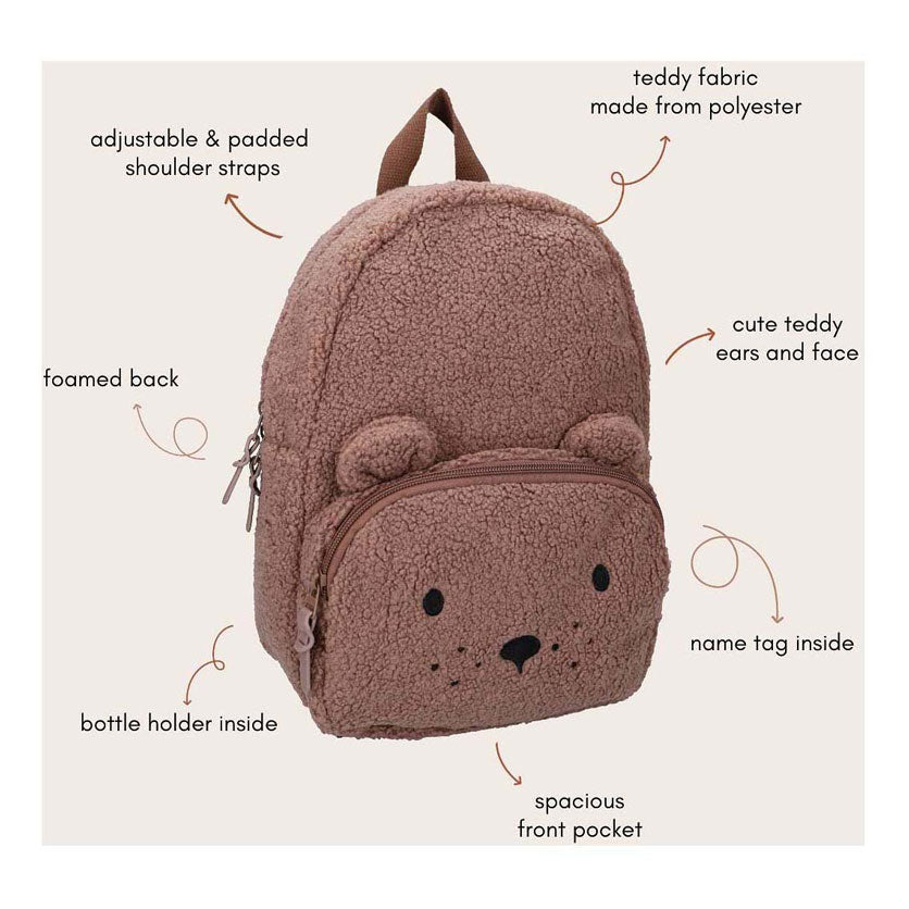 Kidzroom Rucksack Comfort Friends - braun
