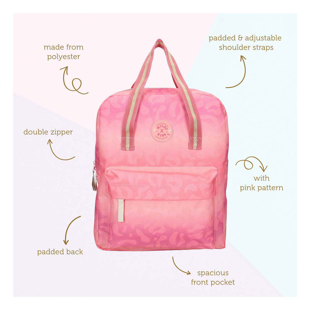 Milky Kiss Rucksack Liebe und Lachen