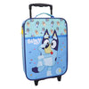Vadobag Trolley-Koffer blau zum Rollen gemacht