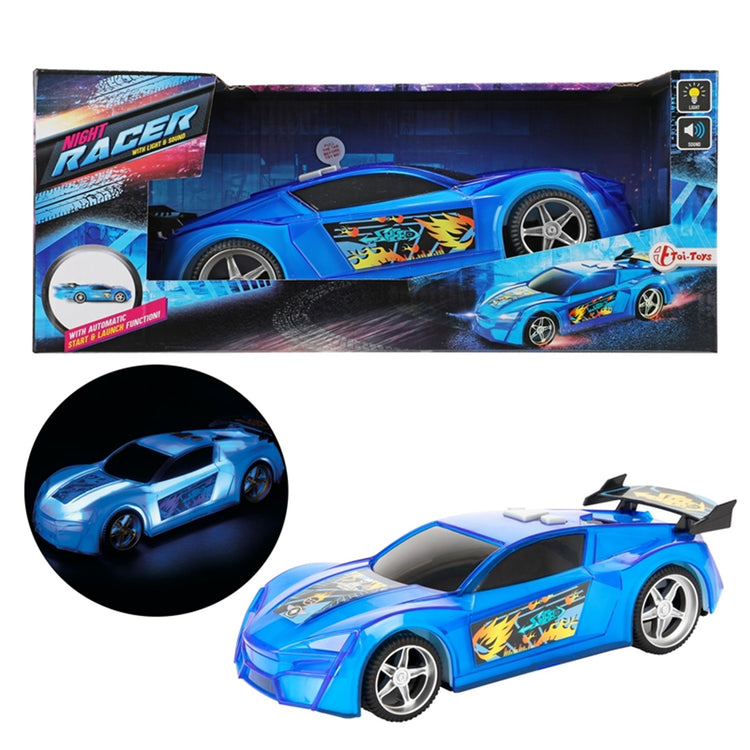Toi-toys Toi Toys Rallye-Rennwagen blau + l-g