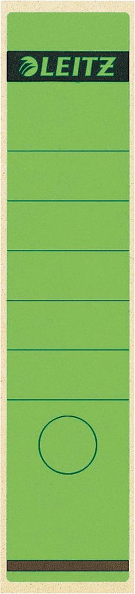 Farbige Etiketten Leitz 1640 61 x 285cm grün selbstklebend lang