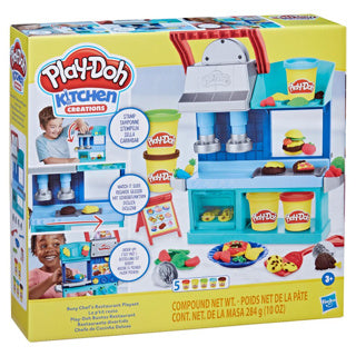 Playdoh -geschäftiges Köche Restaurant