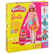Play-Doh-Barbie-Blumenmuster und Fransen