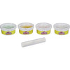 Play-Doh-Farben Explosion mit 4 Gläsern Ton