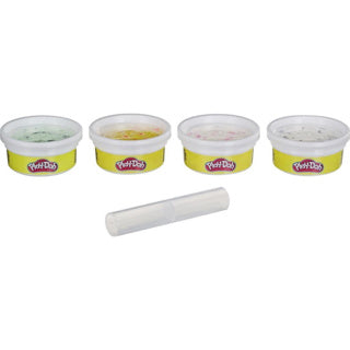 Play-Doh-Farben Explosion mit 4 Gläsern Ton