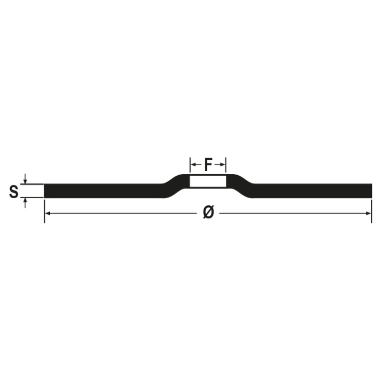 Beta -Schneiden -Scheiben Werkzeuge Ø125 mm für Stahl mit flachem Zentrum (10 Stücke)