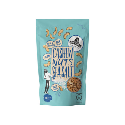 John Altman trocken geröstete Cashewnüsse Meersalzbeutel (12x100gr)