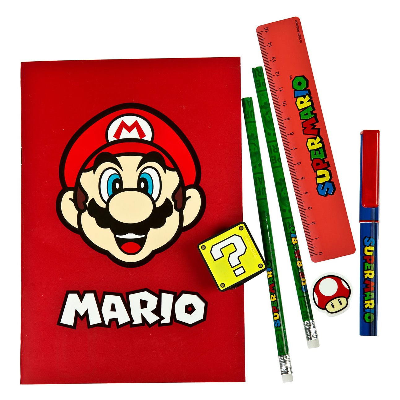 Super Mario Writing Set, 7dlg.