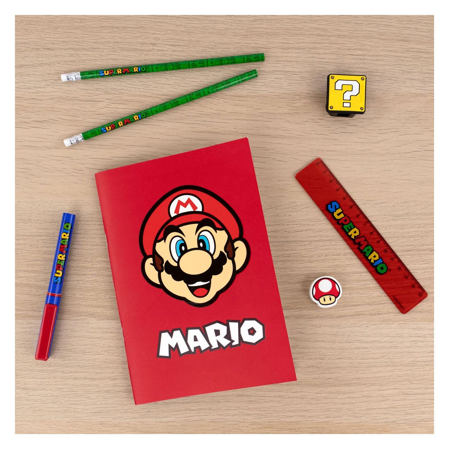 Super Mario Writing Set, 7dlg.