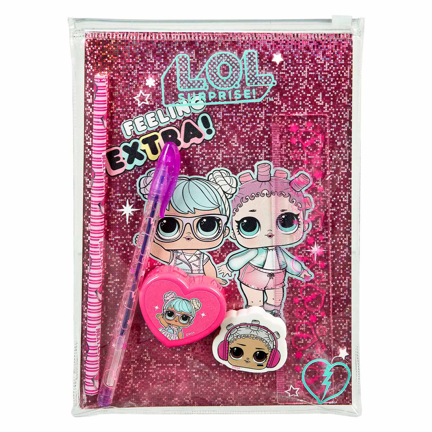 L.O.L Überraschungsnotizbuchset, 7dlg.