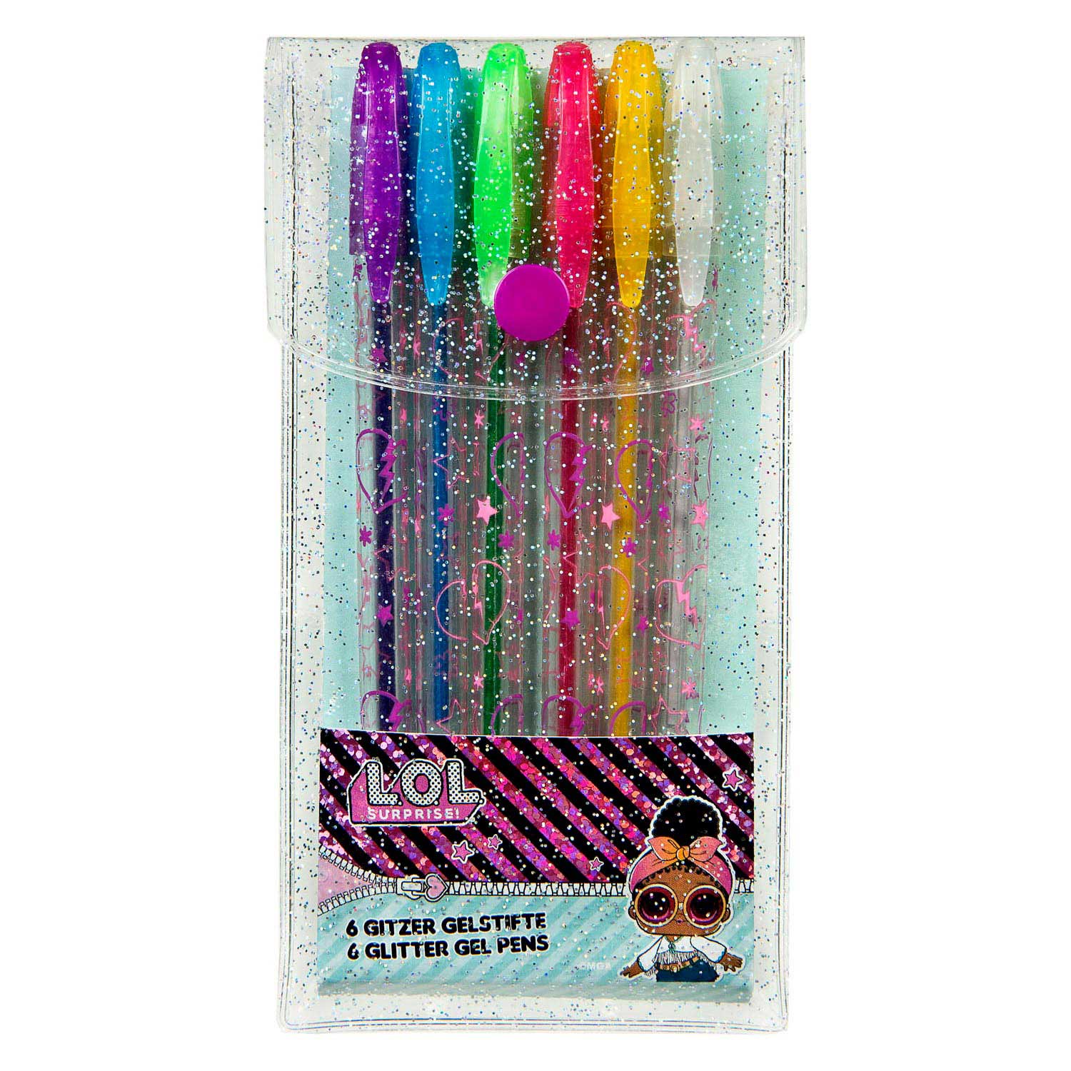 LOL. Überraschung! Glitzergelstifte, 6st.