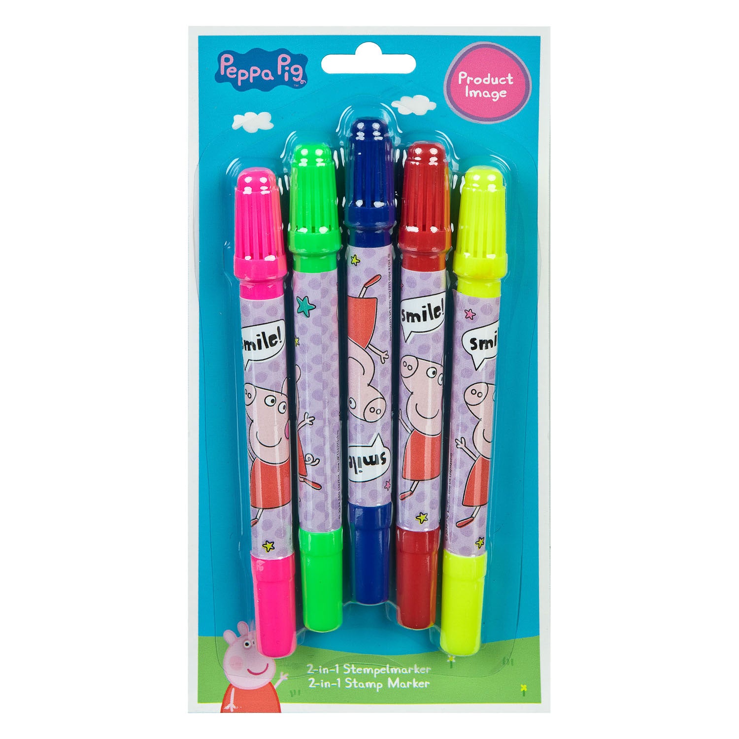 Unterdecke Stempel Stift 2in1 Peppa Pig, 4st.