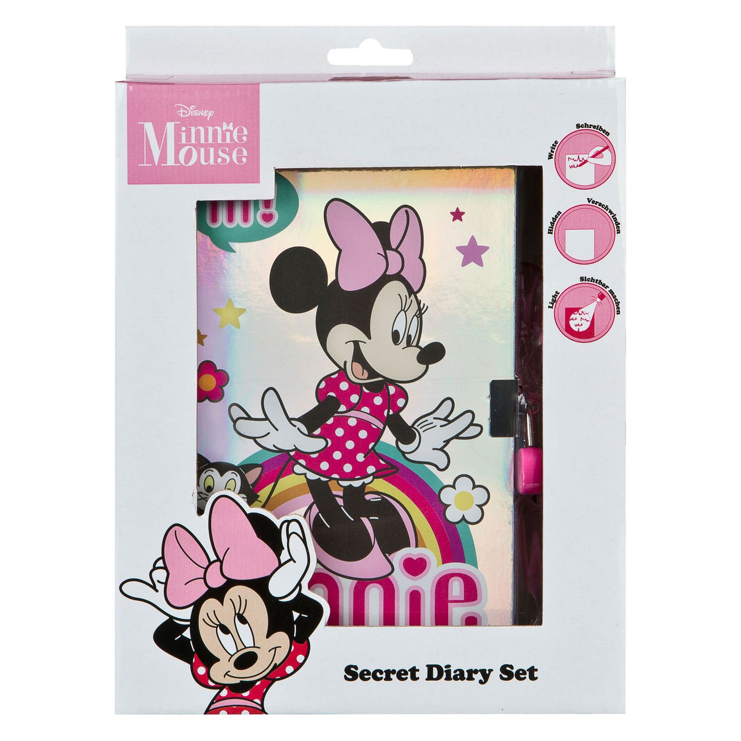 Undercover Secret Diary Minnie Maus mit UV-Pen