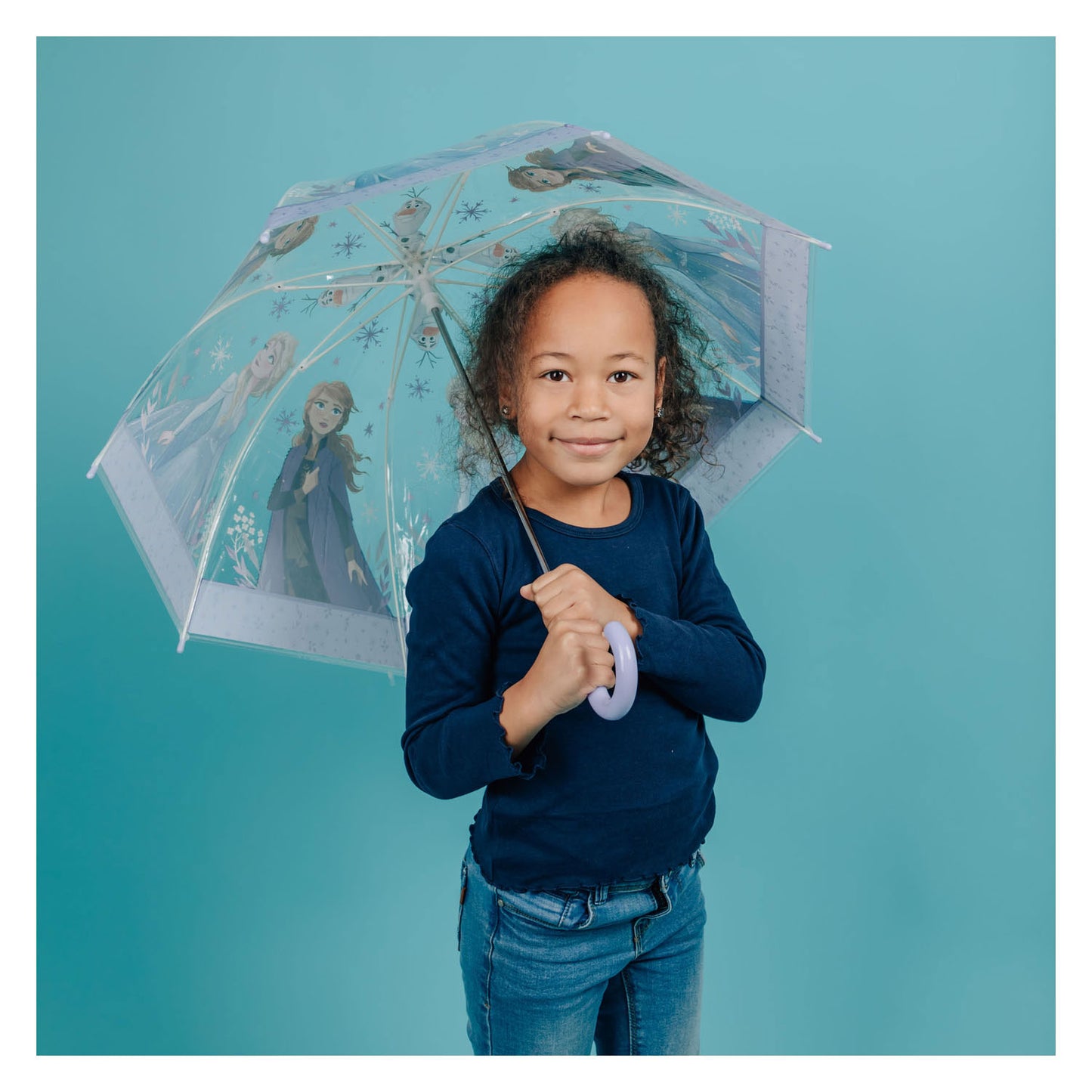 Disney Frozen Frozen KinderParaplu 70 cm lila transparent