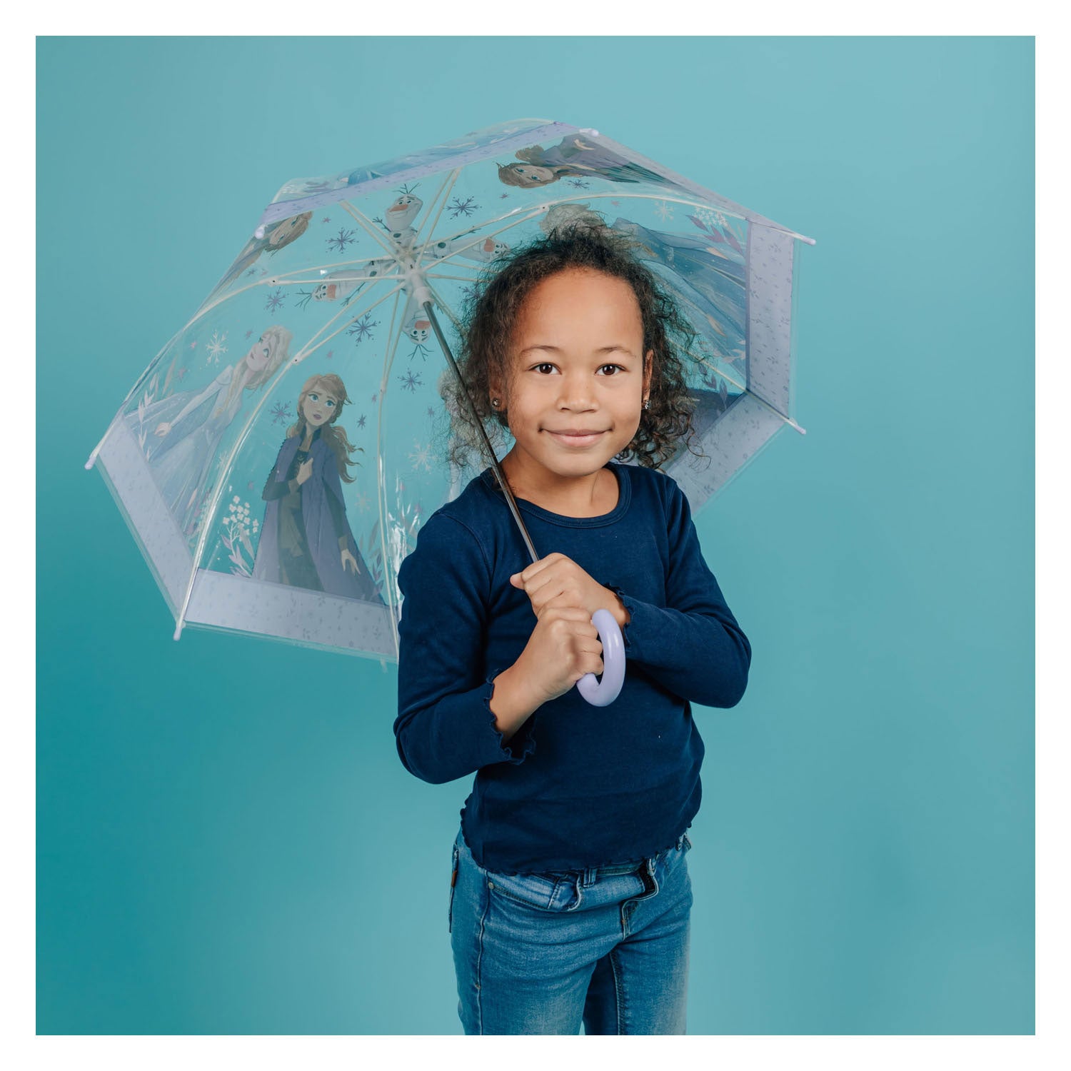 Disney Frozen Frozen KinderParaplu 70 cm lila transparent