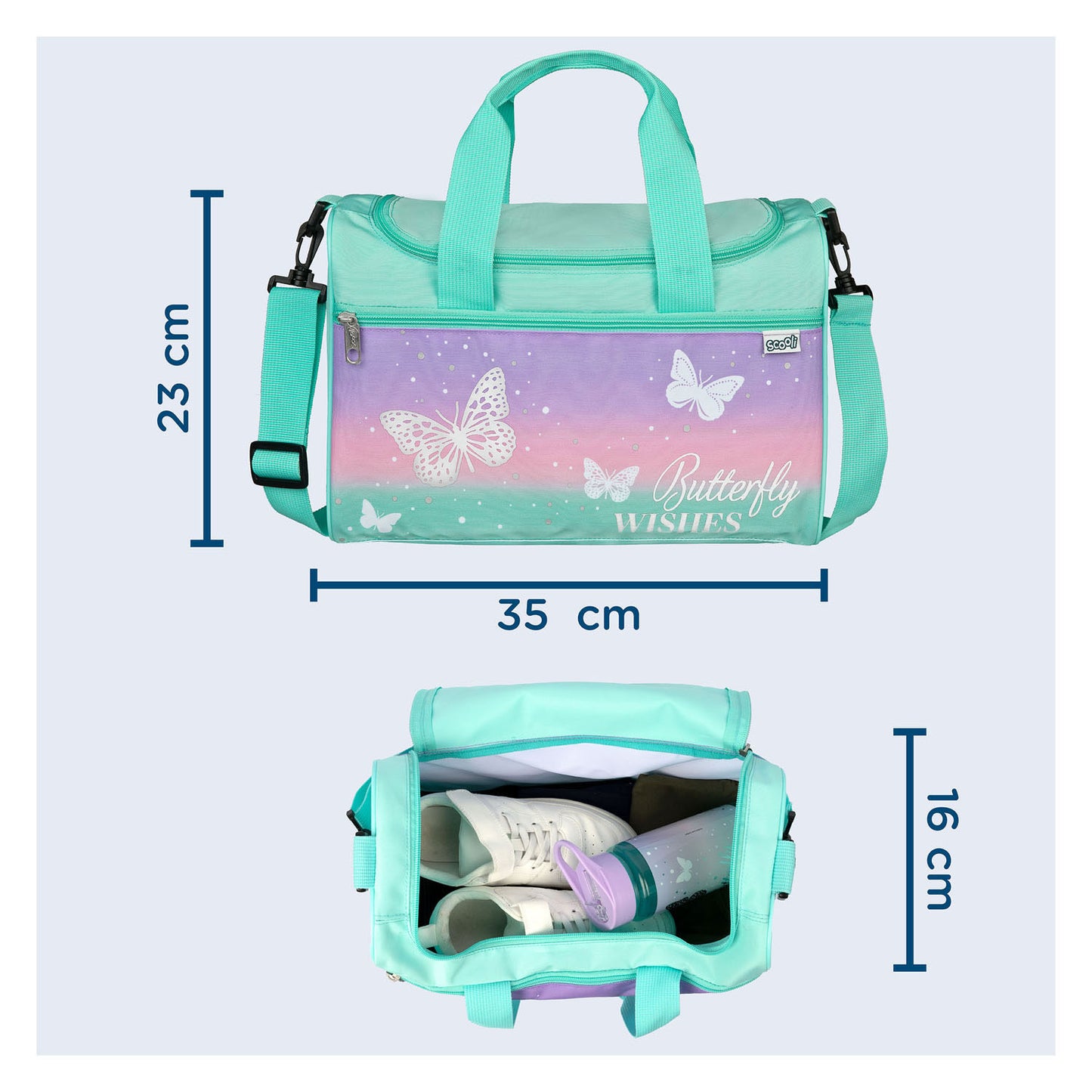 Undercover Sportbag Schmetterlinge