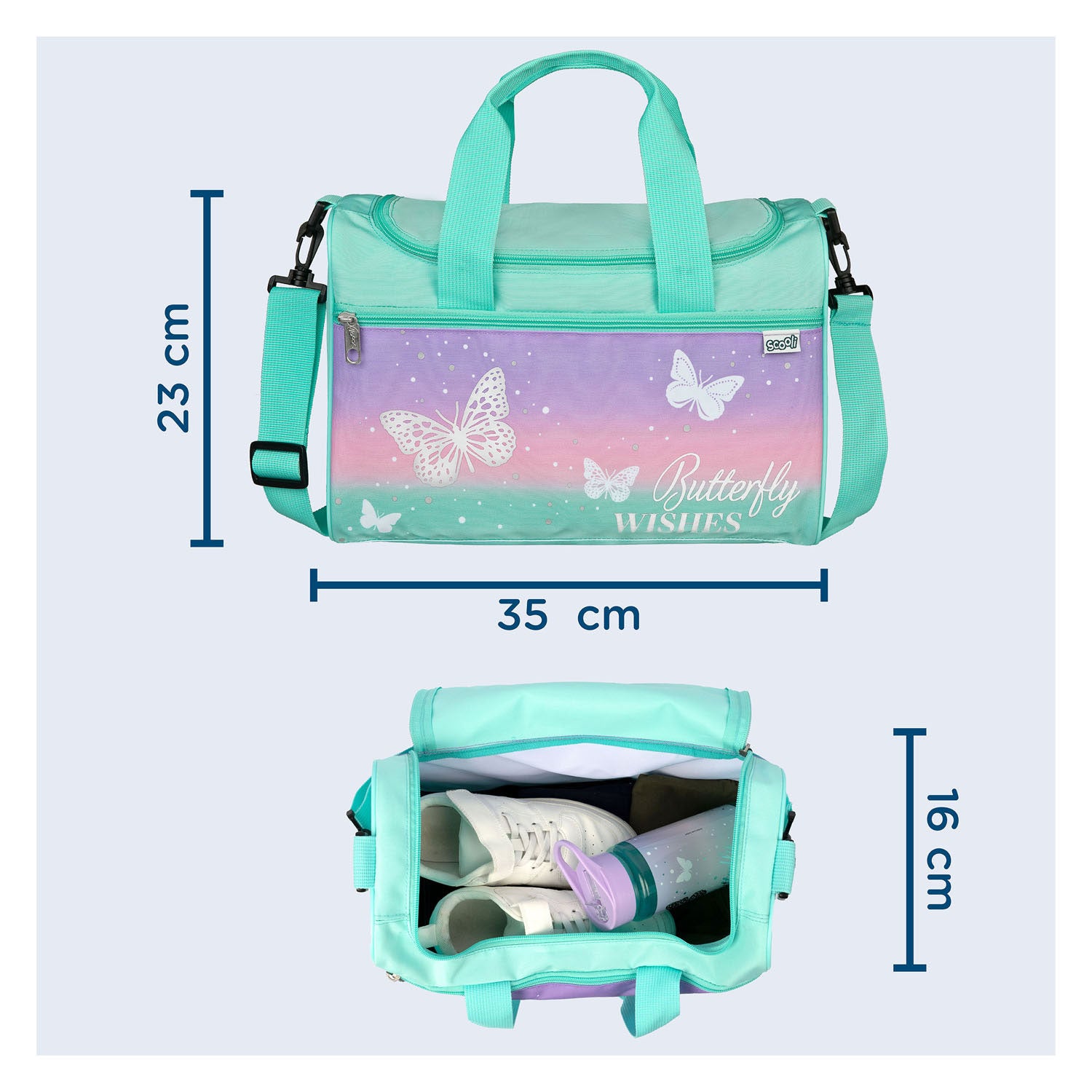 Undercover Sportbag Schmetterlinge
