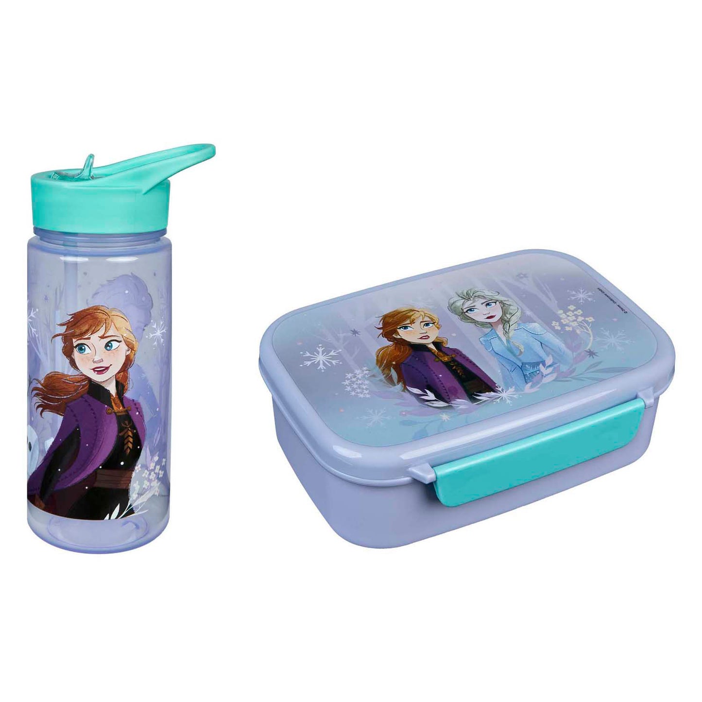 Underdecke Bruttrommel und Trinkflasche gefroren