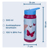 Undercover Aero Trinkflaschen Schmetterlinge, 500 ml