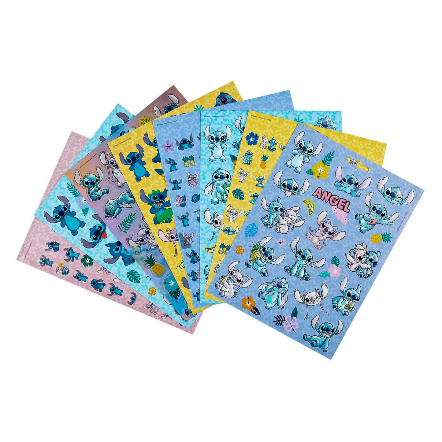 Undercover Sticker Sheets, 8..