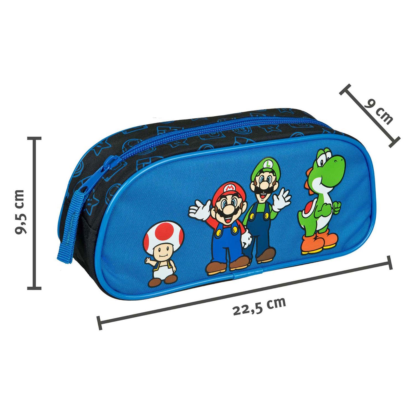 Undercover Penny Super Mario Blue mit Reißverschluss